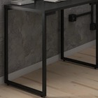 Mesa Para Computador Escrivaninha Industrial Porto Preto 120
