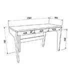 Mesa Para Computador Escrivaninha Lift 3 Gavetas Vermont - Ar