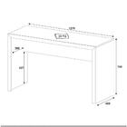 Mesa Para Computador Escrivaninha Me4135 Carvalho