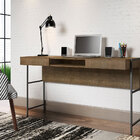 Mesa Para Computador Escrivaninha Steel Quadra Vermont Base M