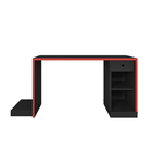 Mesa Para Computador Gamer Drx-3000 Preto/vermelho - Bela Móv