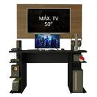 Mesa Para Computador Gamer E Painel Para Tv Até 50 Madesa - P
