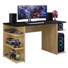Mesa Para Computador Gamer Escrivaninha 9409 Madesa - Carvalh