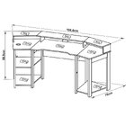 Mesa Para Computador Gamer Espaço Para 2 Monitores E Cpu Pret