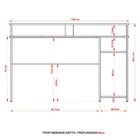 Mesa Para Computador Gamer Espaço Para 2 Monitores E Cpu Pret
