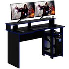 Mesa Para Computador Gamer Espaço Para 2 Monitores E Cpu Pret