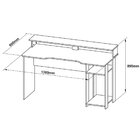 Mesa Para Computador Gamer Espaço Para 2 Monitores E Cpu Pret