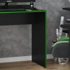 Mesa Para Computador Gamer Rtx 9409 - Preto Com Verde - Rpm M