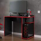Mesa Para Computador Gamer Xp - Preto Com Vermelho - Rpm Móve