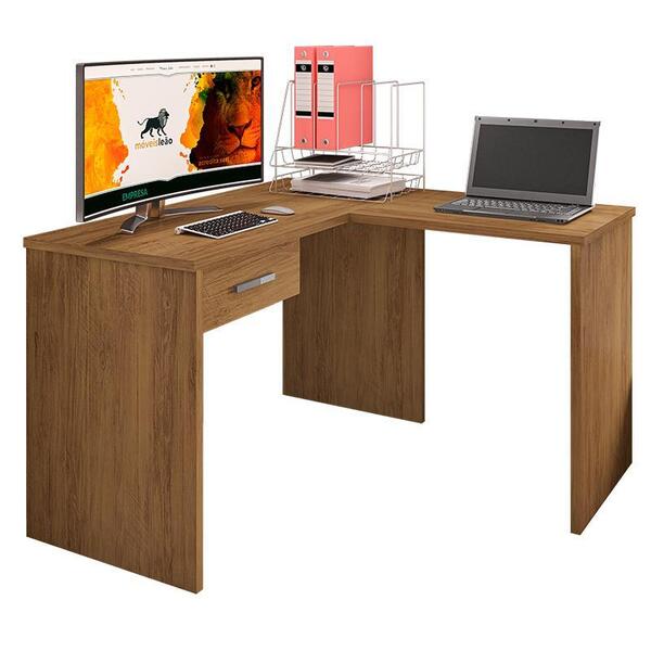 Mesa Para Computador Gávea Com Gaveta Em L - Pr Móveis