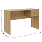 Mesa Para Computador - Home Office - Laura - Amêndoa Offwhite