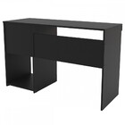 Mesa Para Computador Malta 2 Gavetas Preto/castanho  - Polito