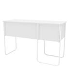 Mesa Para Computador Notebook 120cm 2 Gavetas Foster Branco -