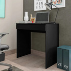 Mesa Para Computador Notebook Alexa - Ajl Moveis - Preto