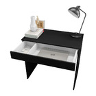 Mesa Para Computador Notebook Alexa - Ajl Moveis - Preto