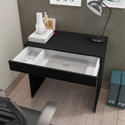 Mesa Para Computador Notebook Alexa - Ajl Moveis - Preto