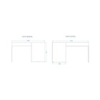 Mesa Para Computador Notebook Escrivaninha Bc59 Branco - Brv