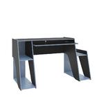 Mesa Para Computador Notebook Gamer Kyoto Preto/azul - Polito