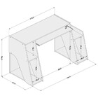 Mesa Para Computador Notebook Gamer Kyoto Preto/vermelho - Po