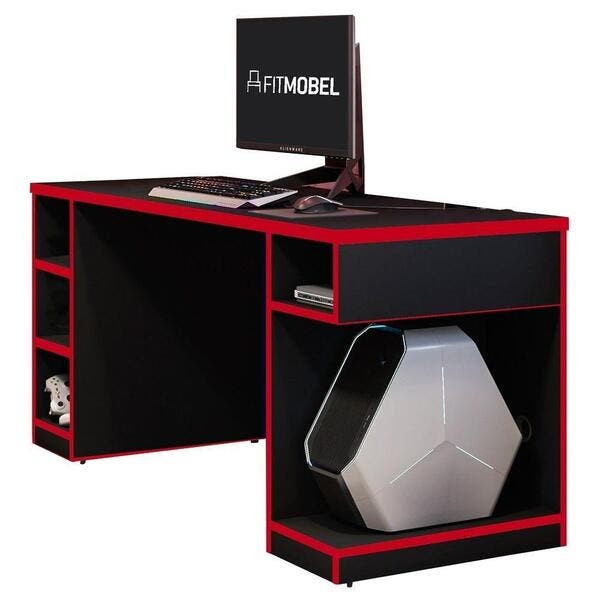 Mesa Para Computador Notebook Gamer Pro Fit Mobel