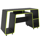 Mesa Para Computador Notebook Pc Gamer London P01 Preto Verde