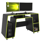 Mesa Para Computador Notebook Pc Gamer London P01 Preto Verde