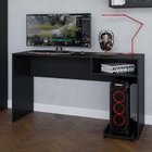 Mesa Para Computador Office Com Nicho Moscou Preto