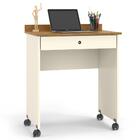 Mesa Para Computador Ou Notebook Com Gaveta E Rodízios Prisma