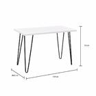 Mesa Para Computador Owen Desk Cosco Home - Branco