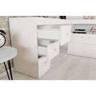 Mesa para Computador PC Job Canto 2 Portas 3 Gavetas 100% BP