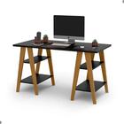 Mesa Para Computador Pés Cavalete Maricá Preto