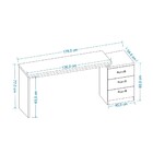 Mesa Para Computador Petrópolis Preto E Feijó - D'rossi