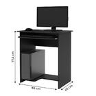 Mesa Para Computador Pratica Preto – Ej Moveis