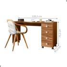 Mesa Para Computador Qatar Amendoa