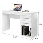 Mesa Para Computador Quarto Ou Escritório Aspen 2 Gavetas