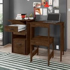 Mesa Para Computador Retrátil Com Cadeira Mouis Malbec