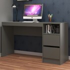 Mesa Para Computador San Francisco 2 Gavetas Cinza - Vbf Móve