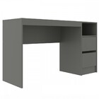 Mesa Para Computador San Francisco 2 Gavetas Cinza - Vbf Móve