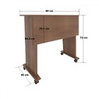 Mesa Para Computador Scott Multiuso Dobrável Com Rodízio Amên