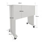 Mesa Para Computador Scott Multiuso Dobrável Com Rodízio Bran