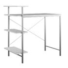 Mesa Para Computador Side Storage Desk Cosco Home - Branco E