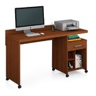 Mesa Para Computador Slim 1 Gaveta Com Rodízio Freijó - Giga