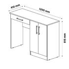 Mesa Para Computador Space Branco Com Nature Patrimar Móveis