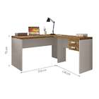 Mesa Para Computador Studio 2 Gv Freijó E Off White