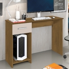 Mesa Para Computador Suécia 1 Gaveta Cumaru Off White