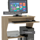 Mesa Para Computador Verona Castanho - Politorno