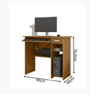 Mesa Para Computador Viena Freijó - Ej Moveis