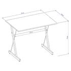 Mesa Para Computador Zetta 90cm Pés Metálicos -preto