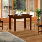 Mesa Para Cozinha 4 Lugares Madeira Maciça Castanho Nemargi