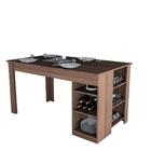 Mesa Para Cozinha Enjoy 76x140x80cm Nogueira